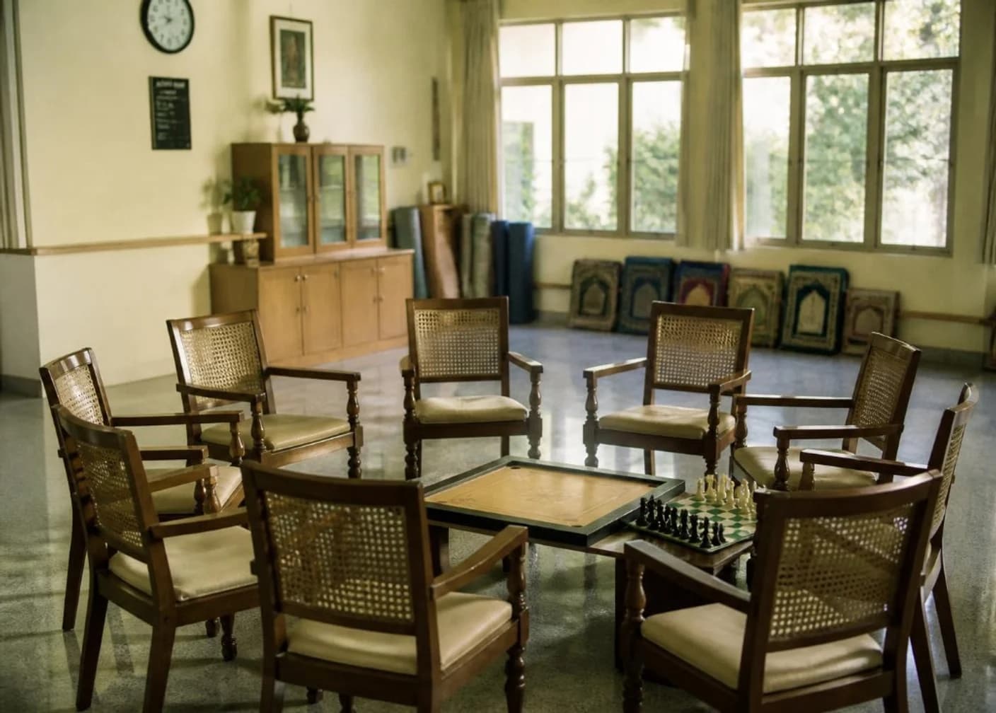 Daily activity hall