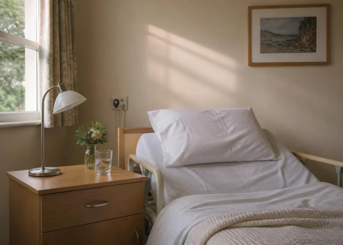 A private resident room at Aged Care Centre, Mohammadpur